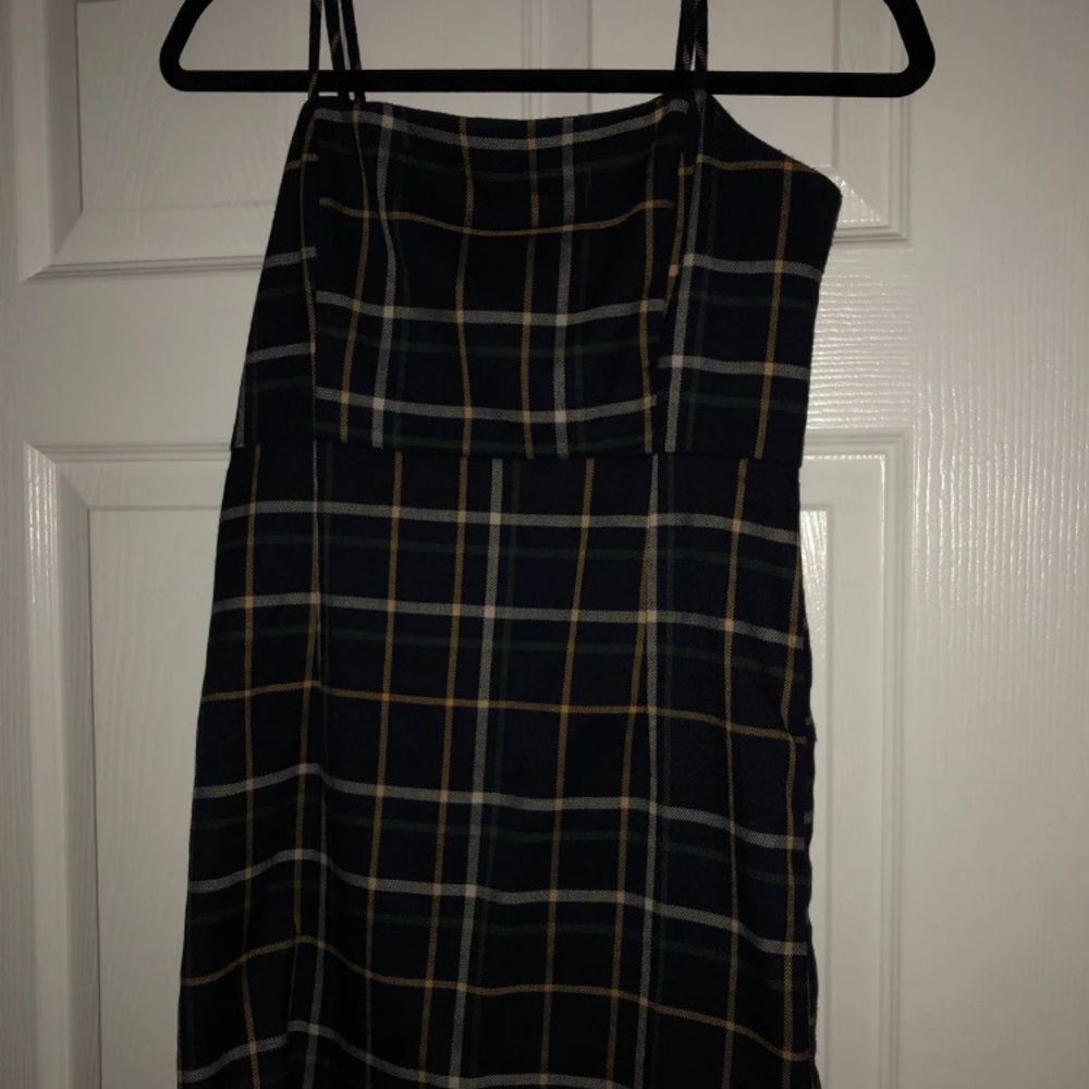 Plaid cami dress